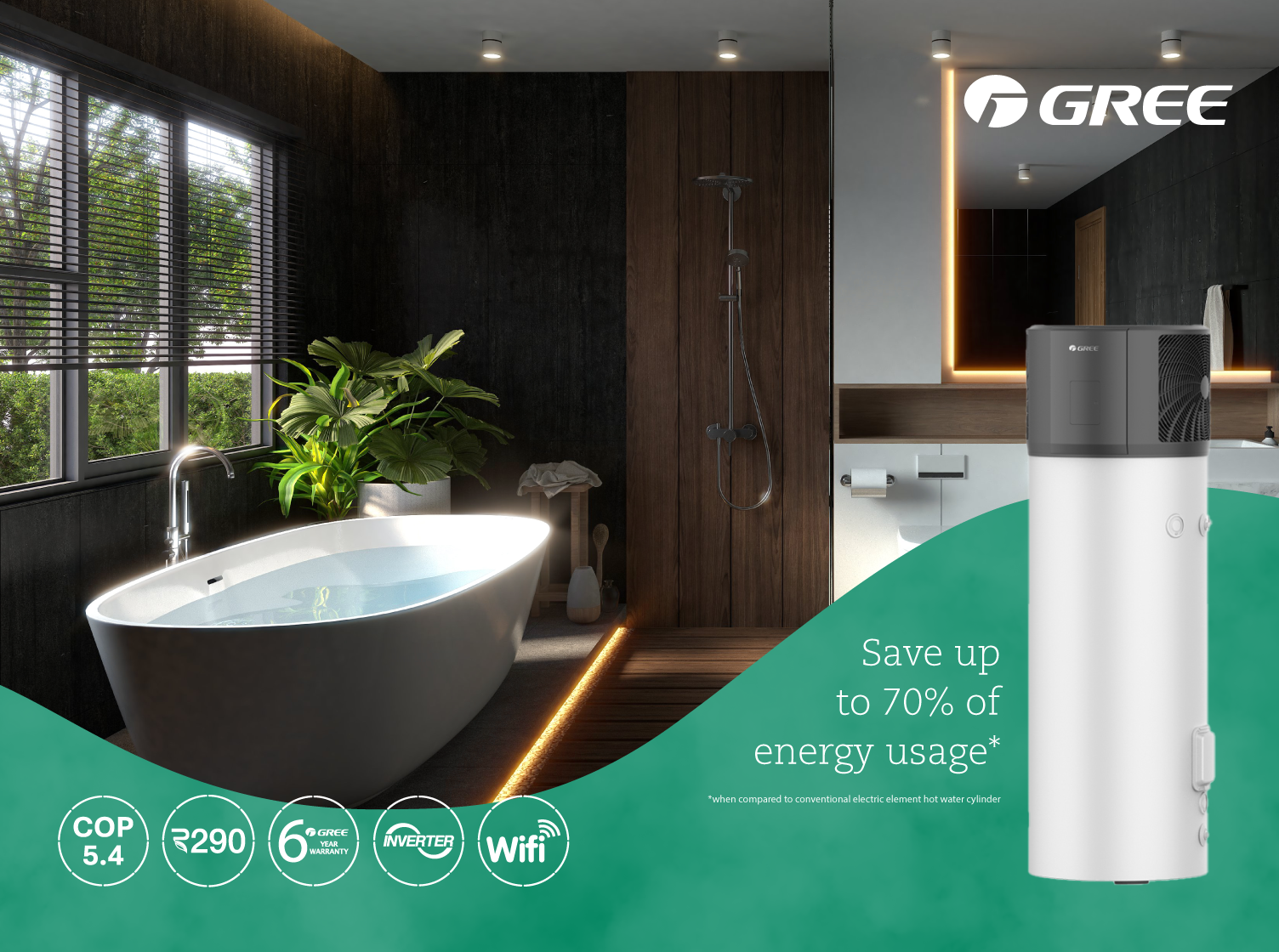 Gree Inverter Hot Water Heat Pump